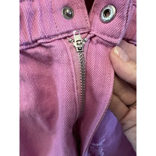 PINK - Victoria's Secret Denim Romper‎ Long Sleeve From Boutique In Ladies Women’s Size Small In Pink - Image 6