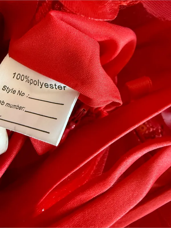 Warm Notices Floral-Bodice Short Babydoll Homecoming Dress Red NWT - Image 8