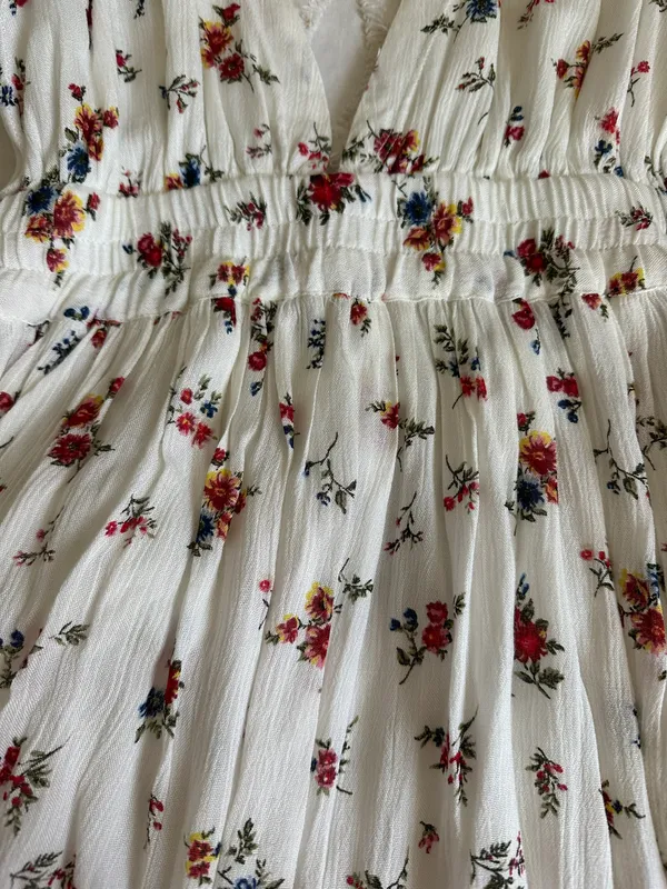Forever 21 White Floral Sundress - Image 3