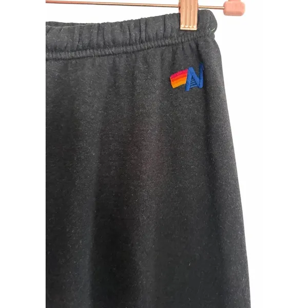 Aviator Nation Bolt Gradient Sweatpants Black/Gray Women's Size X-Large - Image 8