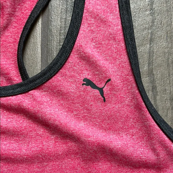 Puma Pink Performance Tank Top - Image 3