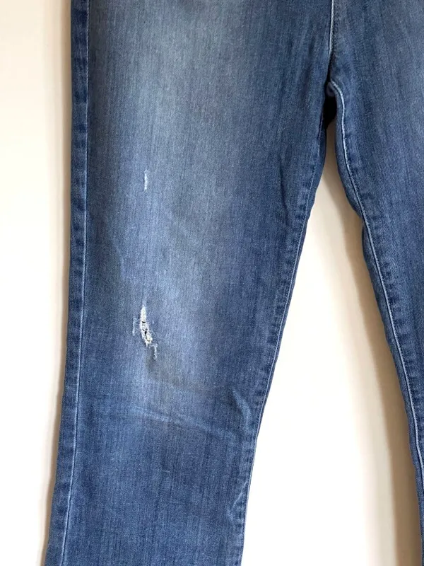 J Brand Distressed Bootcut Blue Jeans Size 28 x 34 - Image 5