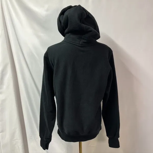 Champion Reverse Weave‎ Fleece Pullover Hoodie Black Womens Size Small Classic - Image 9