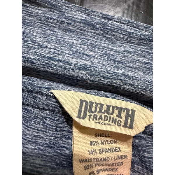 Duluth Trading Co Armachillo Skort Blue Gray Hiking Athletic Skirt Womens 8 - Image 2