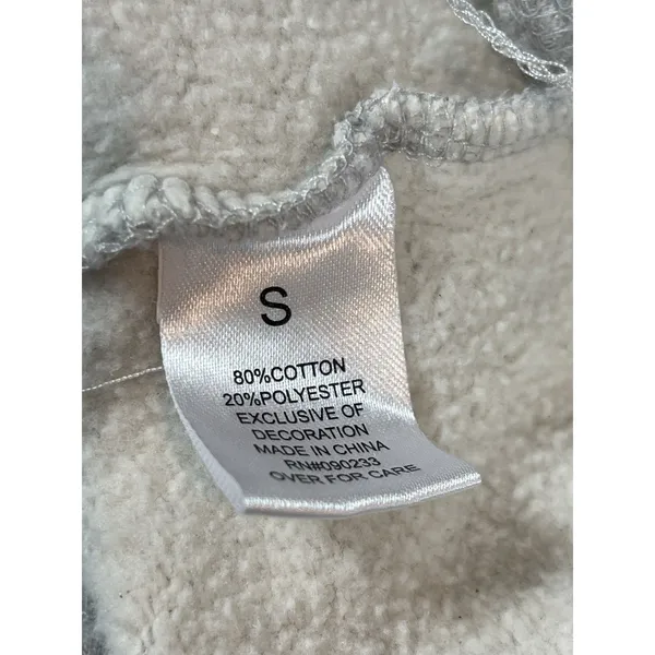 Playboy by PacSun Y2K Gray Crewneck Sweatshirt S Green Textured Logo Pullover - Image 5
