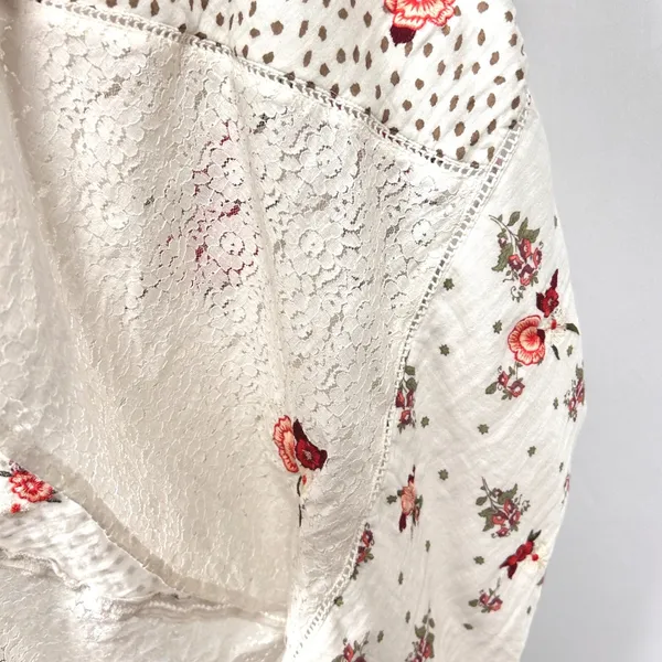 River Island Maxi Dress Womens 6 Cotton‎ Embroidered Lace Autumn Wedding Guest - Image 13