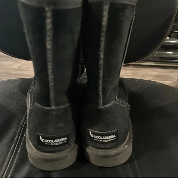 Koolaburra Black Suede Boots Size 6 - Image 3