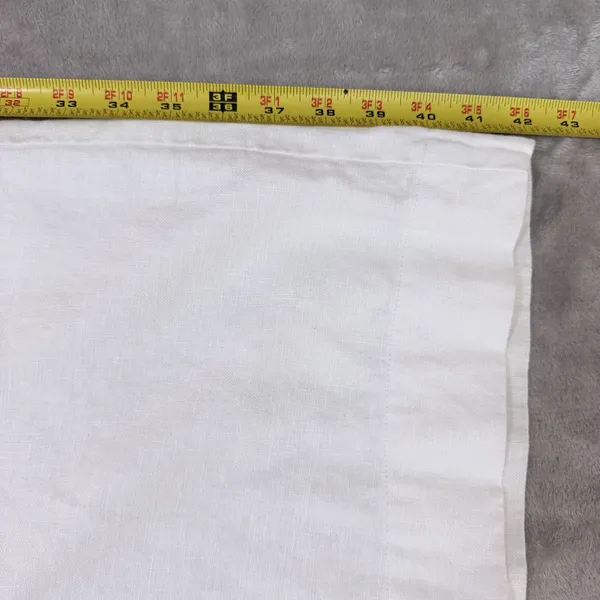 Madewell Harlow 100% Linen Pants 14 White Wide Leg Coastal Pleated Pockets - Image 6
