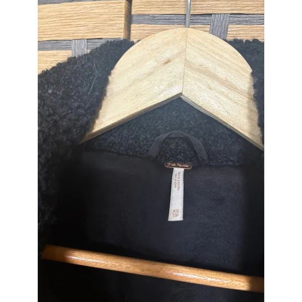 Free People White And‎ Black Boucle Coat Size XS - Image 7