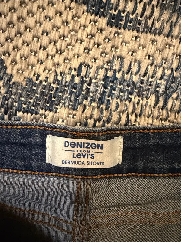 Denizen from Levi's women’s  Denim Bermuda Shorts - Blue - Image 2