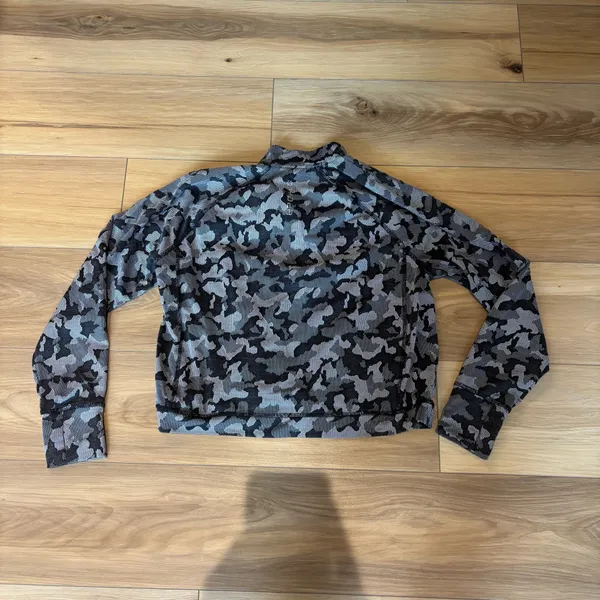 Spyder Gray Camo Quarter Zip - Image 2