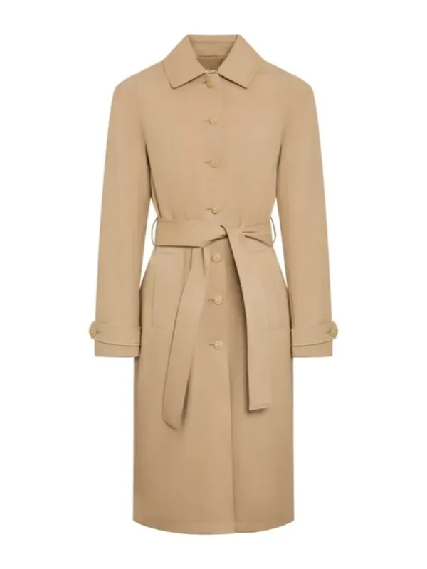 NWT Holland Cooper Epton Macintosh in Dark Stone Khaki Trench Coat XS - Image 2
