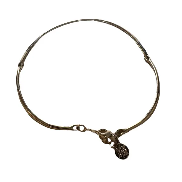 White House Black Market Gold Tone Collar Necklace One Size - Image 5