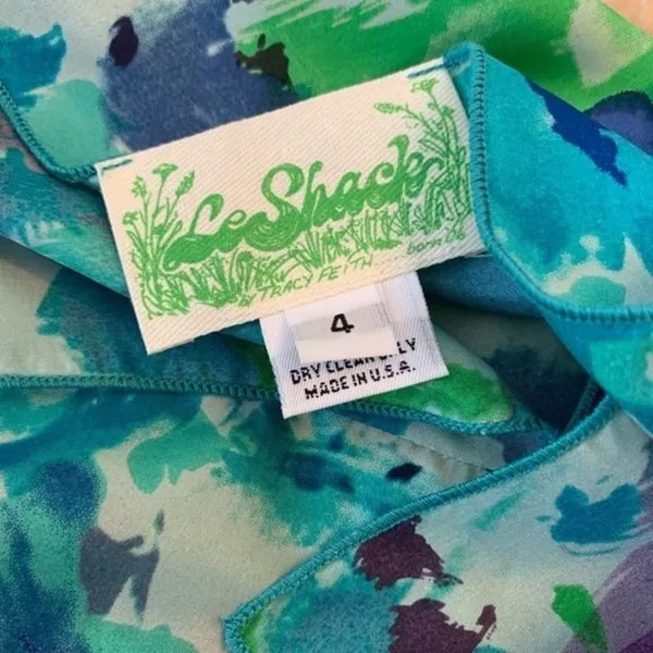 Anthropologie Le Shack 100% Silk Shift Dress by Tracy Feith Size 4 - Image 6