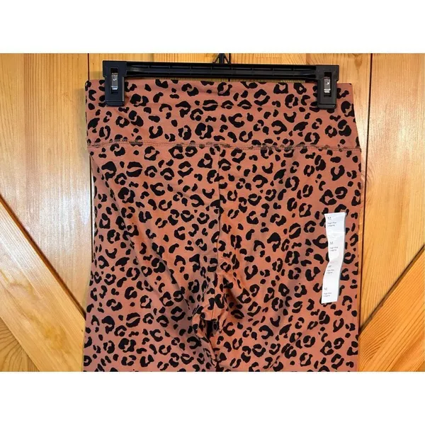 Wild Fable Animal Print Leggings Brown Black Hi Rise Cheetah Size M nwt (4682) - Image 6