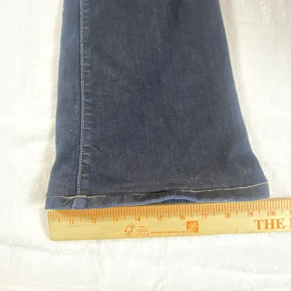 Paige Jeans Hidden Hills Women's‎ 30x29.5 Mid Rise Dark Wash Flared Slimming - Image 8