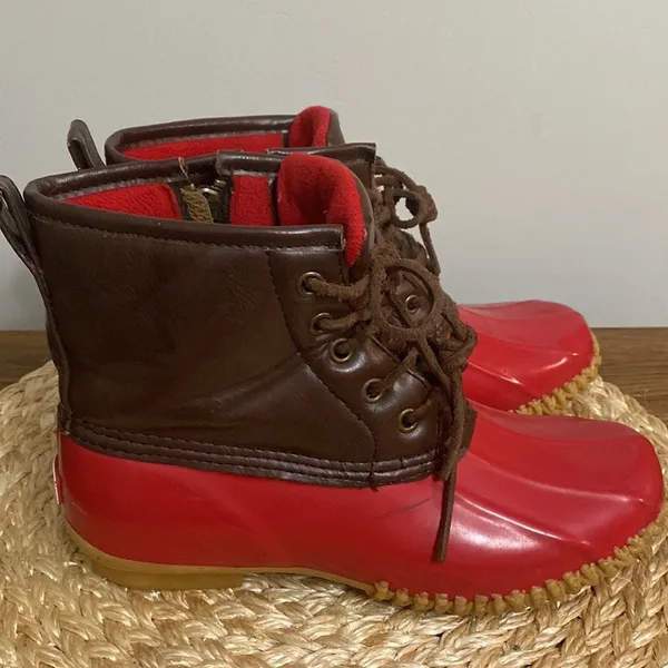 Prospector red and brown boots size 7 - Image 3