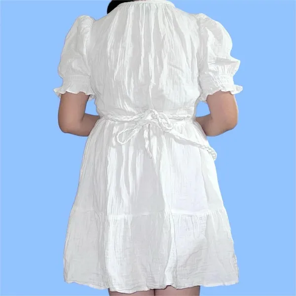 Gap white cotton mini dress - Image 3