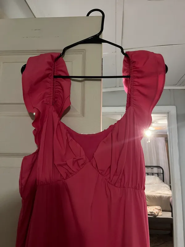 Boutique Pink Maxi Dress - Image 4
