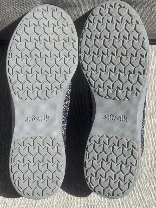 Womens Softwalk Sampson Multicolor Knitted No Tie Lace Comfort Sneakers Size 9.5 - Image 7