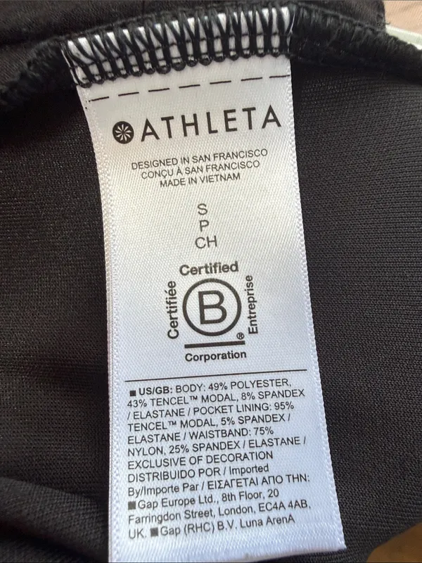 Athleta Seasoft Cozy Pant in Black #533653 W2551 Sz S - Image 10