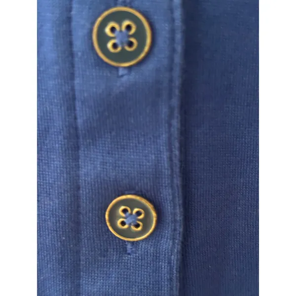 Peter Millar Womens Royal Blue Golf Polo Shirt Moisture Management Medium - Image 4