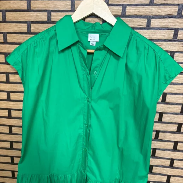 A‎ New Day Green Midi Dress Size Small - Image 3