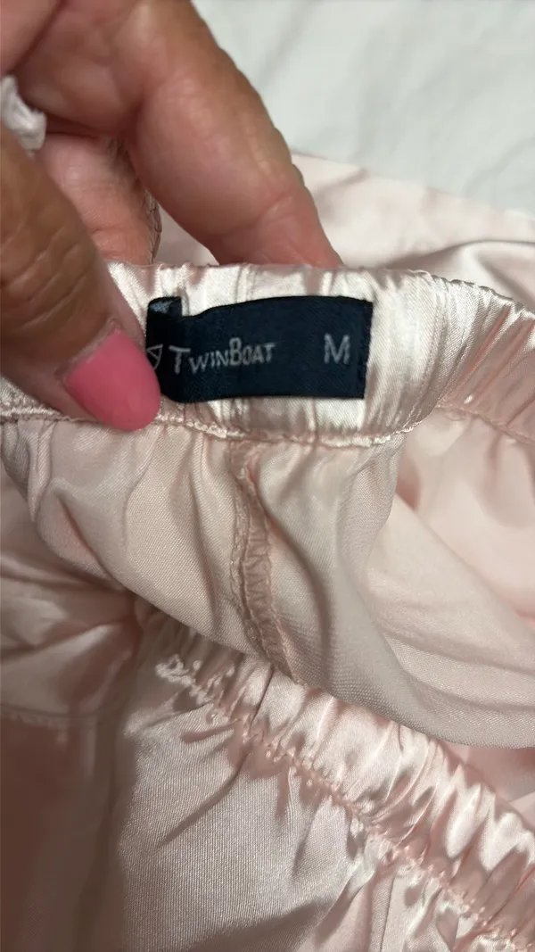 Satin PJ’s Pink Size M - Image 2