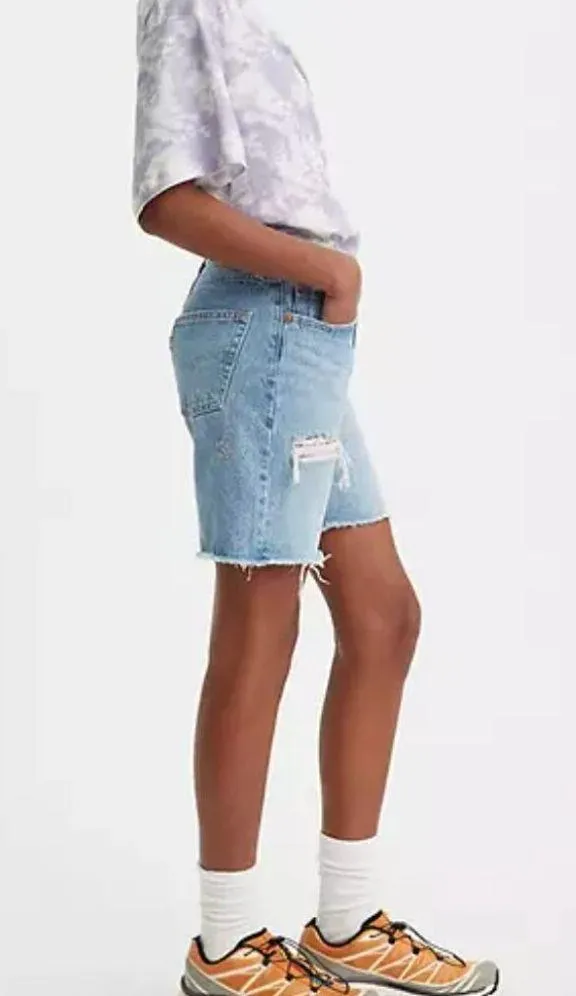 New Levi’s 501 90s Denim Women's Shorts Size 24 150 Anniversary Edition - Image 2