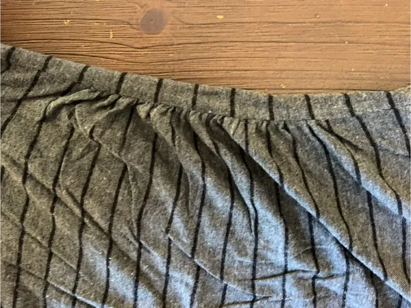 Striped Black & Gray Long-Sleeve Henley Top - Image 3