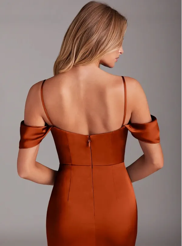 Azazie Paprika Dress Bridesmaid - Image 4