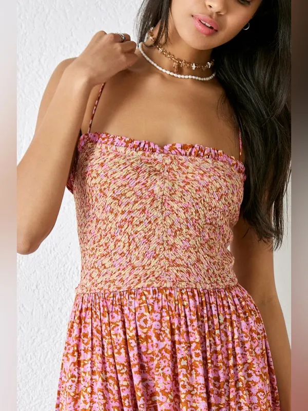 Free People Pink One I Love Midi Dress - Image 5