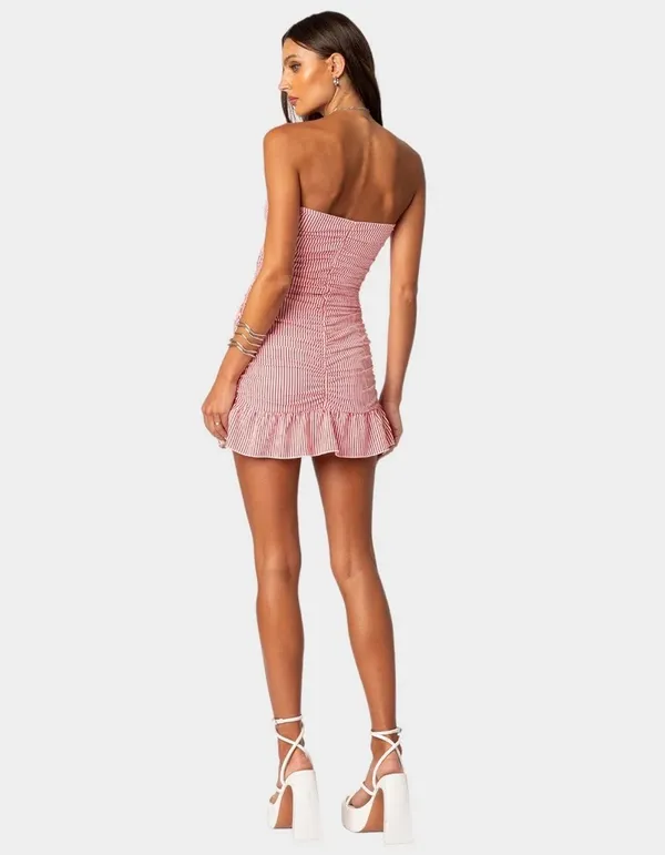 Edikted Gaia Mini Dress - Image 3