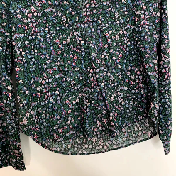 Roller Rabbit Moonflower Floral Lucy Top Midnight New Womens Size Small - Image 8