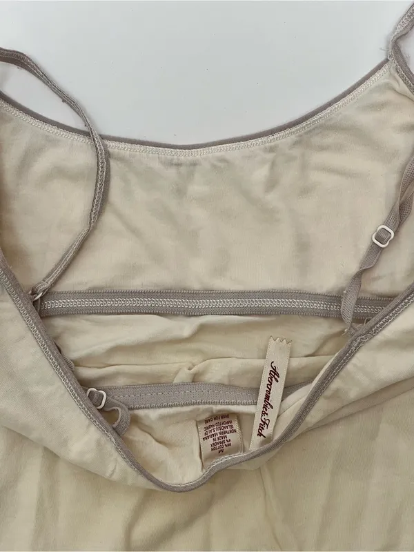 Vintage Y2K Abercrombie & Fitch Shelf Bra Cami Tank M - Image 5