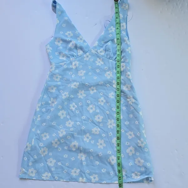 Princess Polly NWT‎ Quincy Mini Dress Sleeveless Blue Floral Women's Size 2 - Image 11