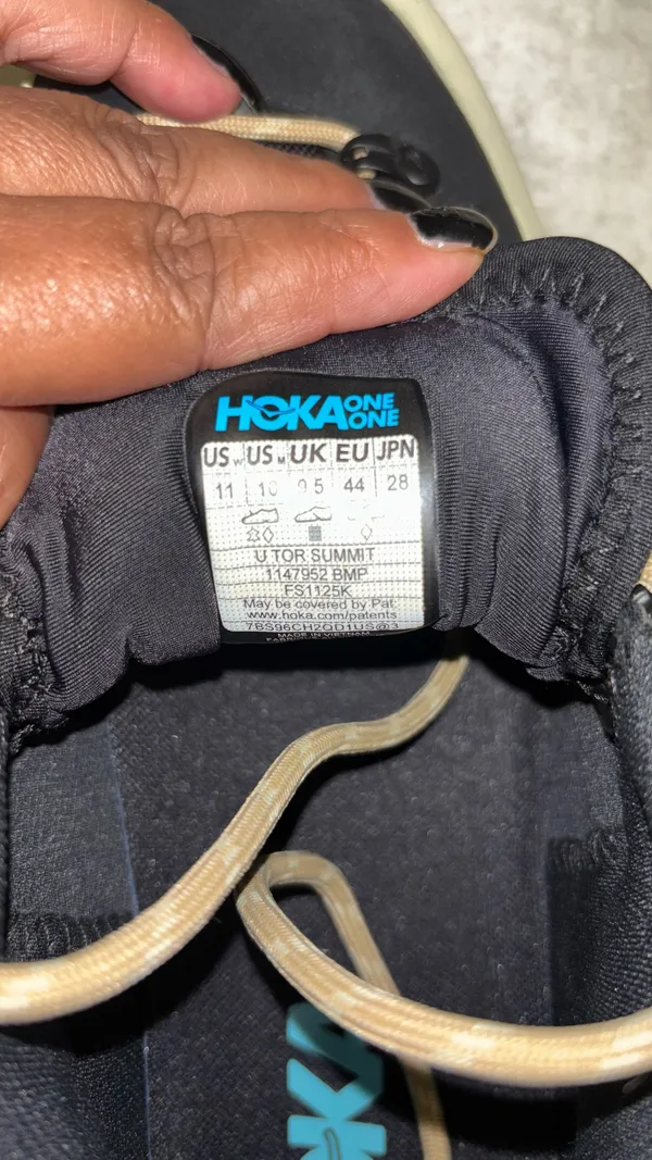 RARE Hoka tour Summit leather rubber zig-zag string up trail ready NURSING-shoes.. - Image 7