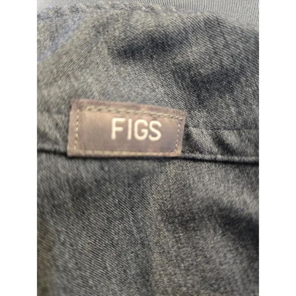 FIGS Technical Collection Scrub Pants Size Small Heather Gray Zip Pockets - Image 6