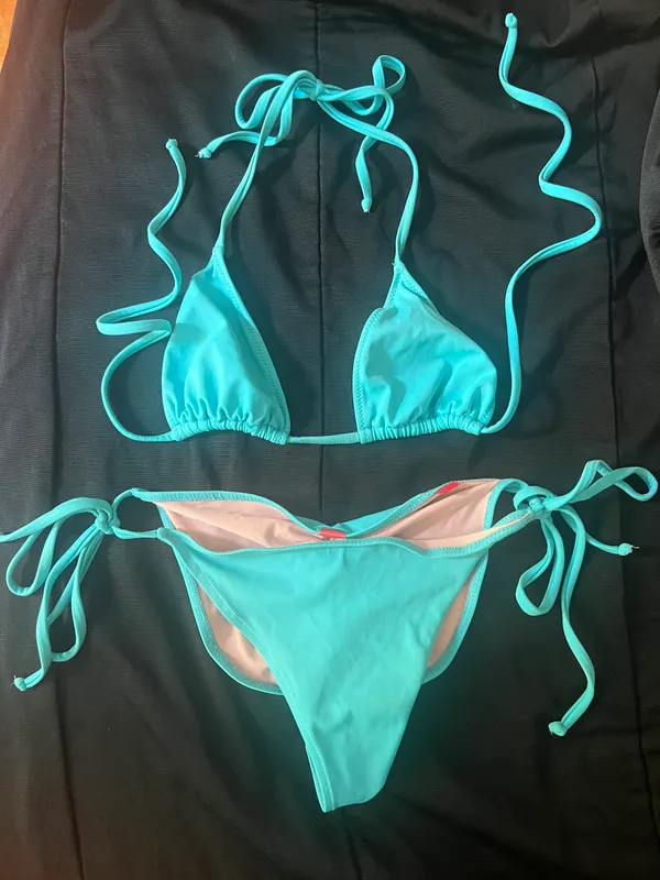 Doll Swimwear Bikini Set Blue - Image 2