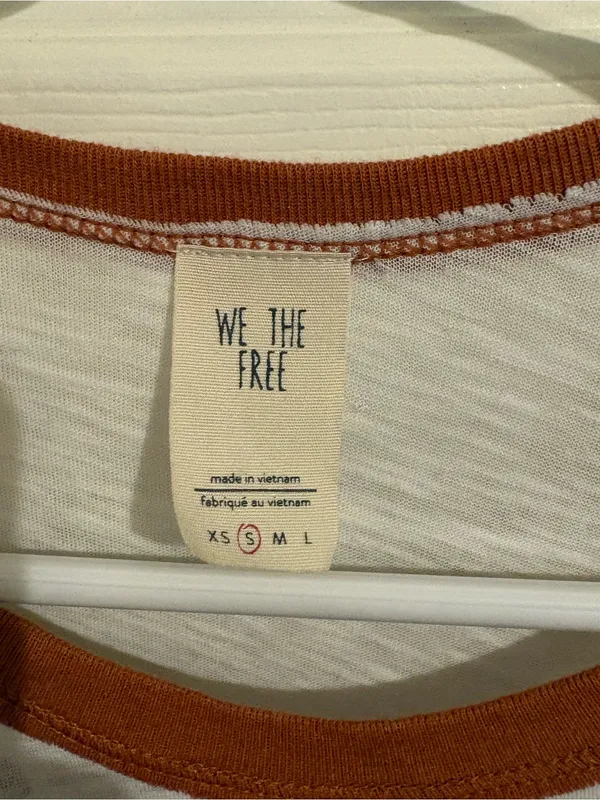 We the Free People Friday Fever patchwork top small oversized - Image 5