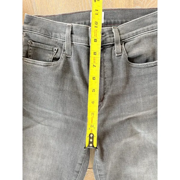 Edwin Jeans Women Bree Washed Black‎ 27 Straight Leg High Rise Raw Hem EW2003QRZ - Image 8