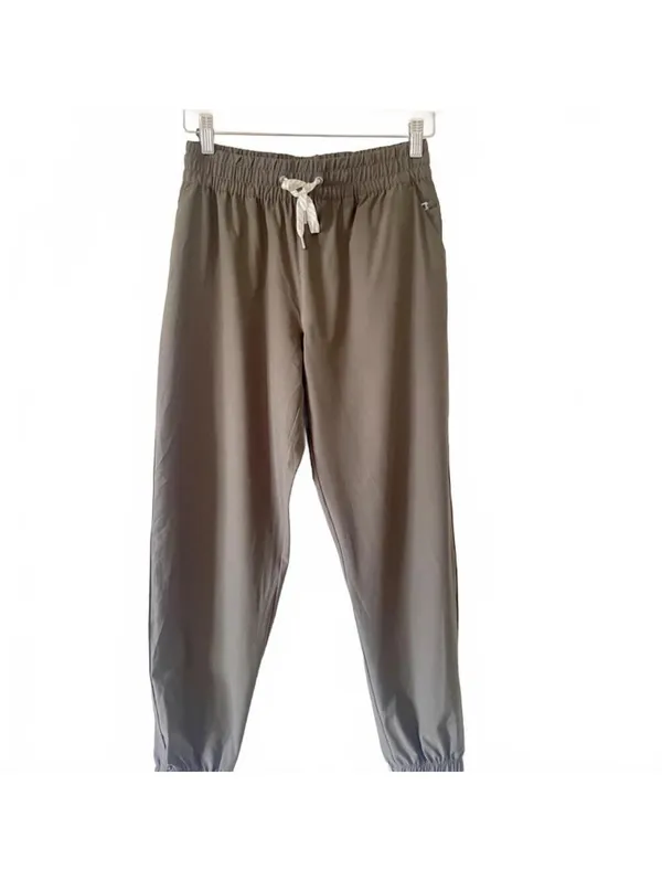 Vuori Weekend Jogger Pants Green 7/8 Women's Size Small - Image 3