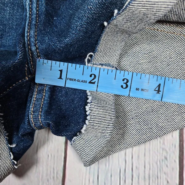 Arizona Jean Co High Rise Denim‎ Shorts Womens Size 2 2.5 Inch Inseam Cuffed - Image 9