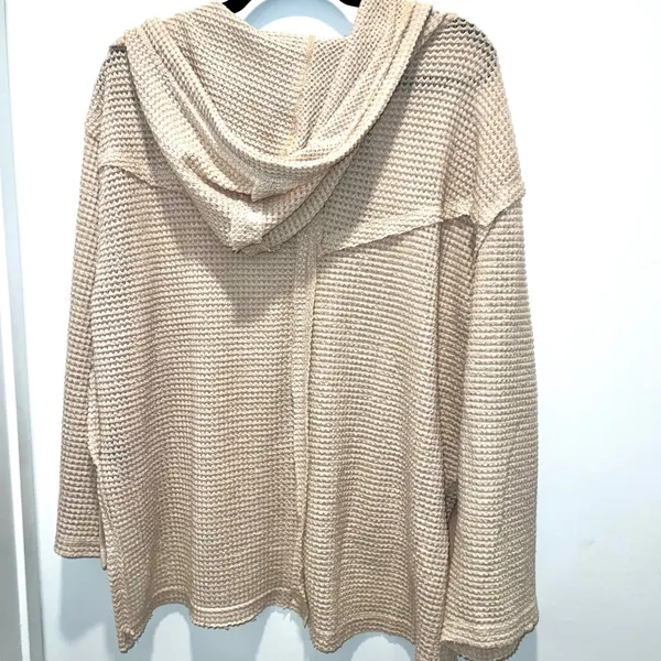 Vici Cream Quarter Zip Top - Image 2