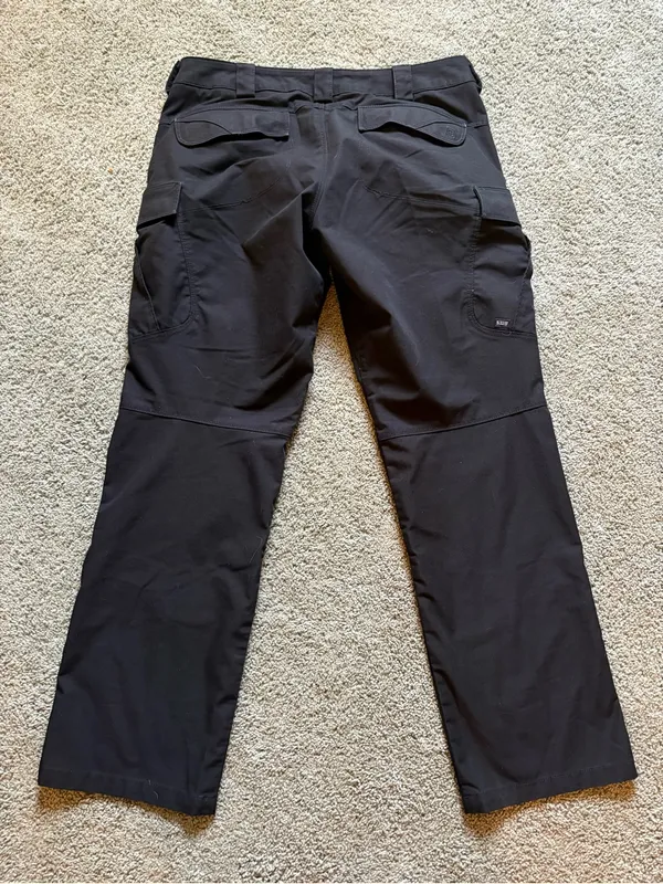 5.11 Tactical Black Utility Cargo Pants Womens Size 12 Workwear Outdoor Mid Rise - Image 9
