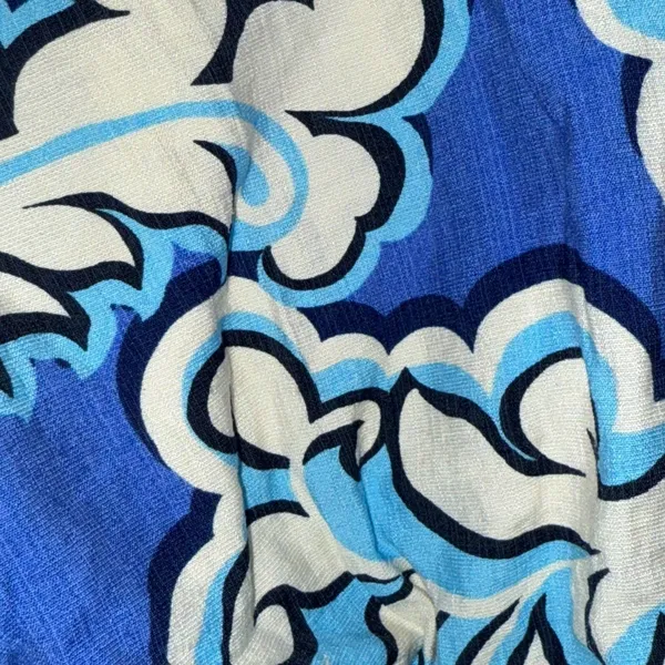 🆕 MEET ME IN SANTORI Azure Bloom Floral One Shoulder Cutout‎ Mini Dress Small - Image 6