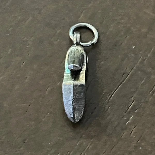 Silver Tone High Heel Charm Pendant - Image 4