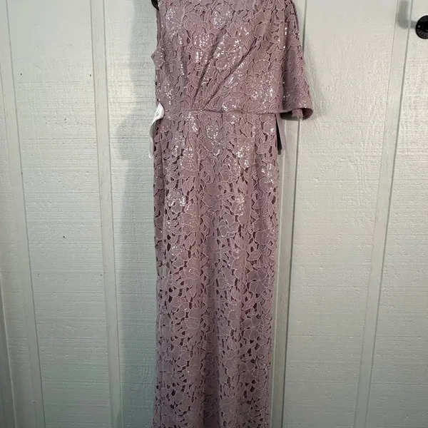 JS Collections Arabella Pink Purple Gown Size 12 NWT - Image 13