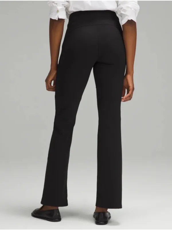 lululemon athletica Women's Black Boot-Cut Performance Pants - Image 8