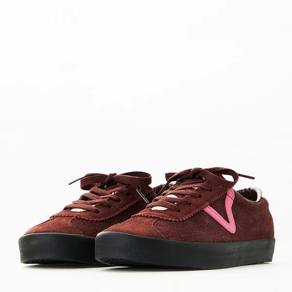 NEW Vans Off The Wall Sport Low Top Sneaker Pop Brown Pink Suede M 7 W 8.5 - Image 3